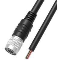 Power Cable for Industrial Camera, Dedicated to Hikvision, Highly Flexible Drag Chain Wiring Harness, 6, 8, 12-core Hirose Trigger Cable  From China
