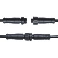 M12 Nylon Waterproof Cable with 2p, 3p, 4p, 5p, 6p, 7p, 8p Aviation Connectors (Male and Female Butt Joint), IP67 Waterproof Connection Cable From China