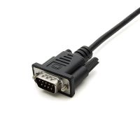 DB9 Male to Female Industrial Control Equipment Connection Cable with Front Rivet Nut D-SUB RS232 Serial Cable From China
