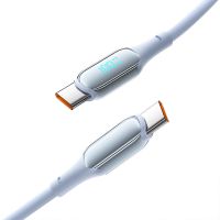 140W Mobile Phone Fast Charging Digital Display Data Cable, Supporting Real-time Power Digital Display on LED Screen, Dual Type-C 