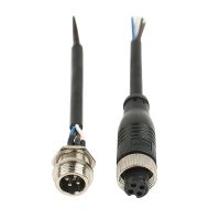 M12 Aviation Plug Wire, 2-hole