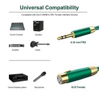 Professional Audio Cable - 1/4" TRS to XLR Female Gold-Plated Main Cable - 3m Male Cable, Flexible and Durable From China