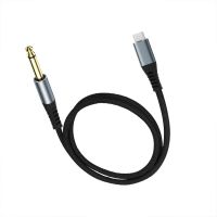Type-c To 6.35mm Audio Cable - Compatible With Live Sound Cards, Iphone, Huawei, Samsung Phones And Computers Type-c To 6.35mm Audio Cable - Compatible With Live Sound Cards, Iphone, Huawei, Samsung Phones And Computers
