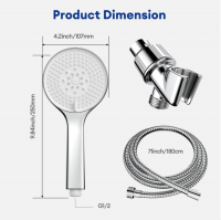 Five functions handheld shower set From China