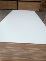 Acacia core plywood, melamine face white color matte