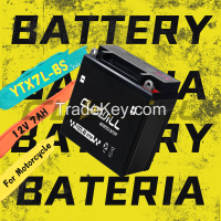 YTX7L 12V 7ah AGM Motorcycle battery bateria para moto