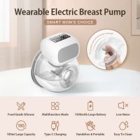 Electric wearable breast pump