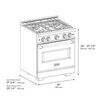 ZLINE 30 in. Classic Gas Range