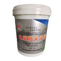 The coating applied on the surface of the cable for fire prevention.  From China