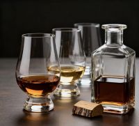 Small Tulip Tasting Glass for Spirit Sampling and Promotion