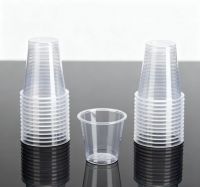Budget-Friendly Stackable Plastic Party Shot Glasses - Disposable Drinkware for Outdoor Events (Bulk Supply)