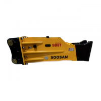 Soosan hydraulic breaker, hot selling high-quality SB81, drill rod diameter 140mm, compatible with 18 -26 ton excavator