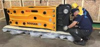 SB121 Hydraulic Breaker Rock Hammer With 28-33 Tons Excavator With 155 MM Chisel Diameter