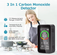 4-in-1 Indoor Air Quality  Digital Monitor Carbon Monoxide Gas Detector AQI Air Quality Monitor for Home Gas Analyzers
