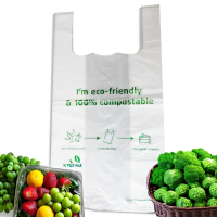 Wholesale Compostable Biodegradable T-Shirt Bags for Shopping and Household Uses From Vietnam