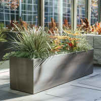 Custom Metal Garden Flower Pots Planters