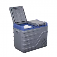NLS55 Alpicool Portable Camping Car Fridge Dual Temperature and Dual Control Car Refrigerator Compressor Electric Cooler Box