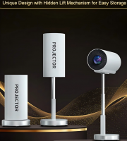 TS3 Mini Projector 4K Android 11 Smart 5G BT Wi-Fi Portatil Screen WiFi Projector with 360 Rotating Gimbal