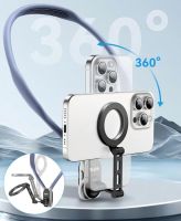 TELESIN Magnetic Neck Holder Metal Pole Mount Necklace POV for Iphone 11 12 13 14 15 Android Sumsung IOS Smartphone Accessory