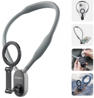 TELESIN Silicone Phone Magnetic Neck Mount Quick Release Hold for Iphone 15 14 13 12 11 SAMSUNG HUAWEI XIAOMI Phone Accessories