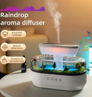 Aroma Humidifier Raindrop Air Humidifier Colorful Light White Noise Essemtial Oil Diffuser Home Ultrasonic Fragrance Diffuser