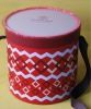 drum silk ribbon paper box