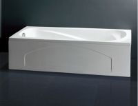 tub, bathtub, acrylic bathtub, simple bathtub