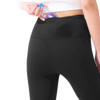 Women's Compression Pants, Men's Running Shorts, Marathon Professional Sports Quick-Dry Tights, Waist Pack Tight-Fit Pants, Trail Running & Cycling