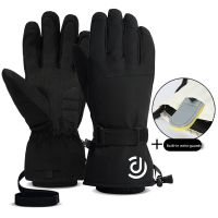 Kevlar winter warm waterproof 3M ski gloves