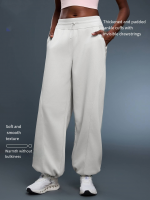 Women's Fleece Joggers - Warm, Windproof, Loose Fit D25158
