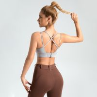 Crisscross Back Sports Bra - Rear Closure