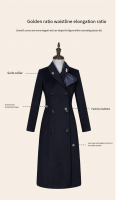 Women's Cashmere Wool Coat - Office Ready Tweed Overcoat LDYW9001-2 From China