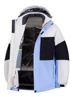 Color Block Rain Jacket - Unisex Waterproof Windbreaker BY01