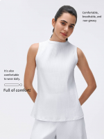 Minimalist Sleeveless Top - Slim Fit Casual