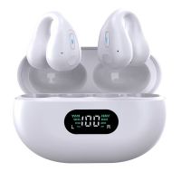 Original genuine Bluetooth earphones. True wireless, air conduction, open type, clip-on ear design. Suitable for running and sports, no need to insert into the ear, high-quality sound. New style for 2025.