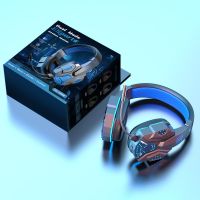 Hot-selling wireless gaming earphones for "PUBG" .Bluetooth-enabled, suitable for e-sports, can be used as a computer headset, in a head-mounted style, high-quality sound, also compatible with mobile phones.