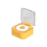 2025 New Product Retro Turntable Wireless Bluetooth Speaker: Portable, Support TF Card, Mini Ambient Custom LOGO Phonograph, Desktop Creative Ornament & Gift