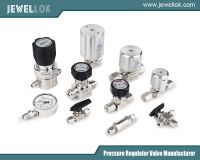 JEWELLOK Flow Control Stainless Steel Low Pressure Manual Diaphragm Valve For High Purity And Ultra High Purity Gases