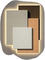 Three-dimensional mural lights for the entrance hallway, wall hanging LED lights for the living room, decorative murals for the corridor 