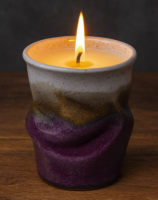 Ceramic Cup Scented Candles, Soy Coconut Wax, Crystal Flower Art Aromatherapy Essential Oil Candles, Birthday Gift Box From China