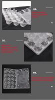 6/ 12/ 18/ 10 / 24 Eggs Clear Plastic Carton  Egg Trays 