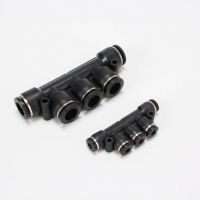 5 Way, PK series, one-touch tube fittings, push-in fittings, plastic pneumatic fittings, pneumatic connectors From China
