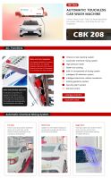 AUTOMATIC TOUCHLESSCAR WASH MACHINE CBK-208 From China