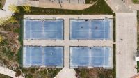 Panoramic padel court