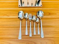 Handmade Stainless Steel Table Cutlery Set for 6, Elegant Dining Ware & Tableware