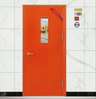 Steel Fire door with glass