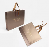 Wholesale Custom Logo Disposable Shopping Paper Gift Bags Luxury Hot Stamping Cheap Price for Clothes Christmas Gift Packing From China