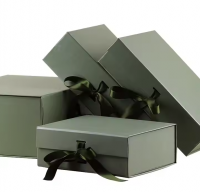 Belt Box Sky and Earth Cover Premium Version Engraved Logo Cardboard Square Belt Gift Box From China