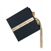 Recyclable Luxury Magnetic Gift Box Packaging Fold Cardboard Gift Packaging Box With Ribbon Handle From China