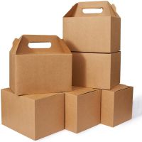 Hand-Carry Corrugated Cardboard Boxes With